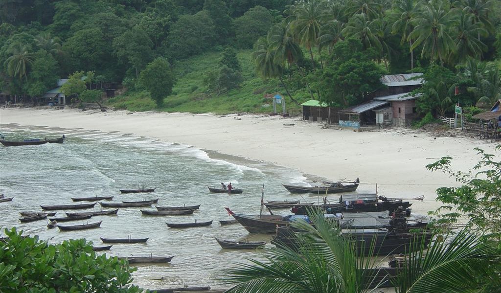Moken Village Mergui Archipelago Burma