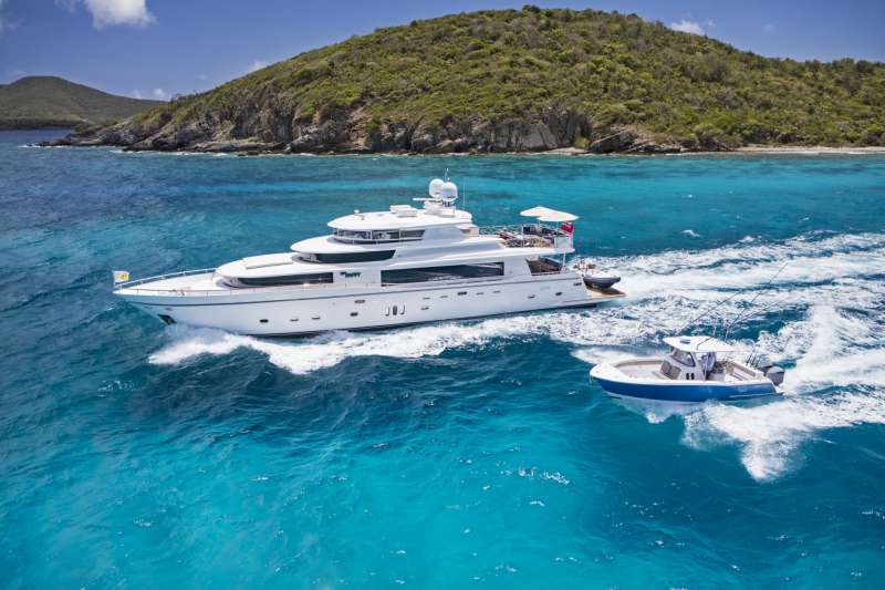 Virgin Islands Motor Yacht Charter Mrs Happy |