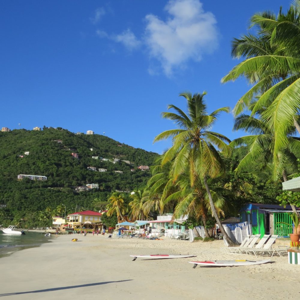 Cane Garden Bay beach on Tortola