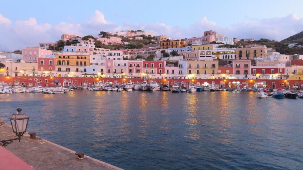 Island of Ponza, Italy on a two-Week Italy Yachting Itinerary