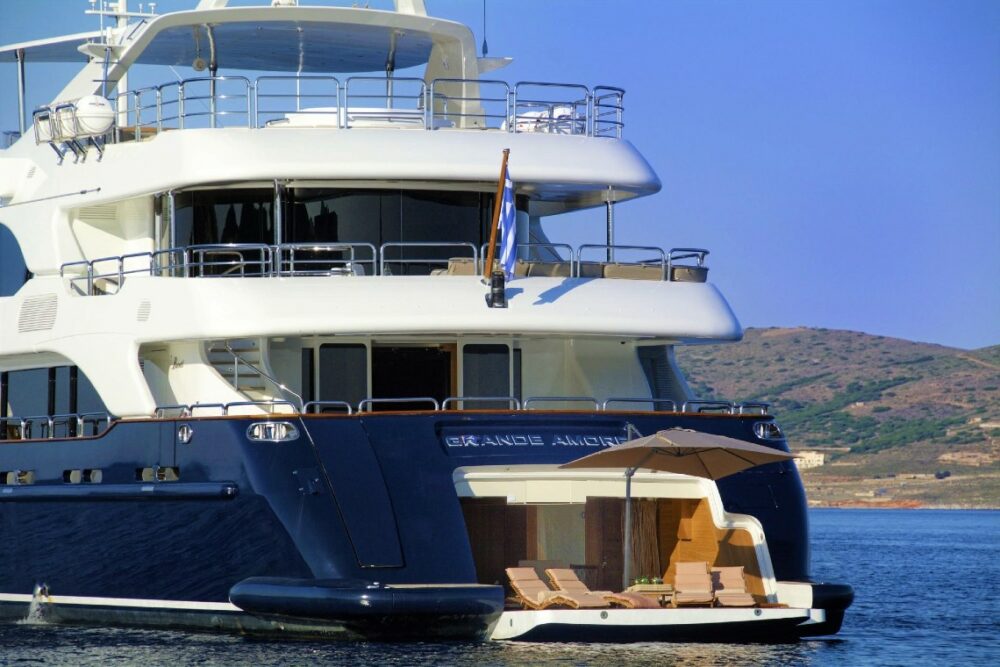 grande amore luxury yacht fall 2022